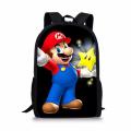 Super Mario School Bag Cartoon Anime Backpack Mario Backpack Super Mario Backpack. 