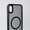 For iPhone X XS XR XSMax Matte Shockproof Cover case Luxury Magnetic For Magsafe Wireless Charging Phone Case.