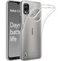 Nokia C21 Plus Premium Silicone Case Crystal Clear Soft TPU Ultra-Thin Transparent Flexible Protective Mobile Phone Back Cover. 