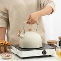 2.5L Teapot Stainless Steel Whistling Tea Kettle Stovetops Food Grade Tea Pot With Heat-Proof Handle For Gas Induction Cookers-2.5L. 