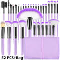 various sizes makeup brush set high-quality 32 pieces 32-piece set beauty tools Blush brush Portable small cloth bag for. 