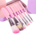 Hello Kitty Makeup Fever Mini Brush Set (Pink) 7Pcs - Makeup Combo Set - Makeup Combo Set.