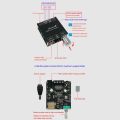LKPCIGCXM XY-C50L Bluetooth 5.0 AUX Digital Power Amplifier Board 2X 50W Speaker Stereo Audio AMP Module Home Music.