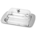Solid Cheese Buter Container-Stainless Steel Butter Dish with Lid-Storage Box for Kitchen. 