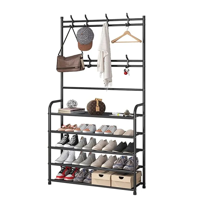 3in1%204%20Tier%20Clothes%20Hanger%20and%20Shoes%20Rack%20Shelf%20Organizer%20-%20Image%203