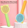 Cat Grooming Brush, pet comb, self cleaning, hair remover Cat brush, dog, rabbit. 