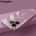 For itel A70 case Soft Silicone Plating Electroplate Emerald Green Shining Clear Cover For itel A70 Back Cover Phone cases.