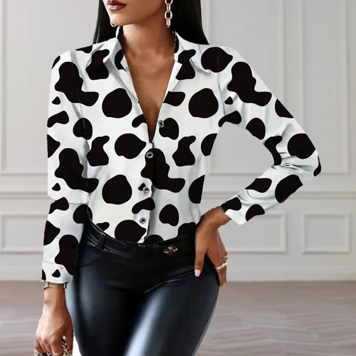 Casual%20Shirt%20Slim%20Fit%20Milk%20Cow%20Printing%20Casual%20Office%20Shirt%20Top%20-%20Image%208