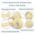 2 PCS Magnetic Curtain Buckle Magnetic Curtain Tiebacks Convenient Drape Tie European Style Decorative Weave Rope Curtain Rings & Buckles Holder for Window Sheer Blackout Draperies.