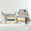 Foldable Book Box Student Dormitory Classroom Book Organizer Transparent Pouch NOVO.