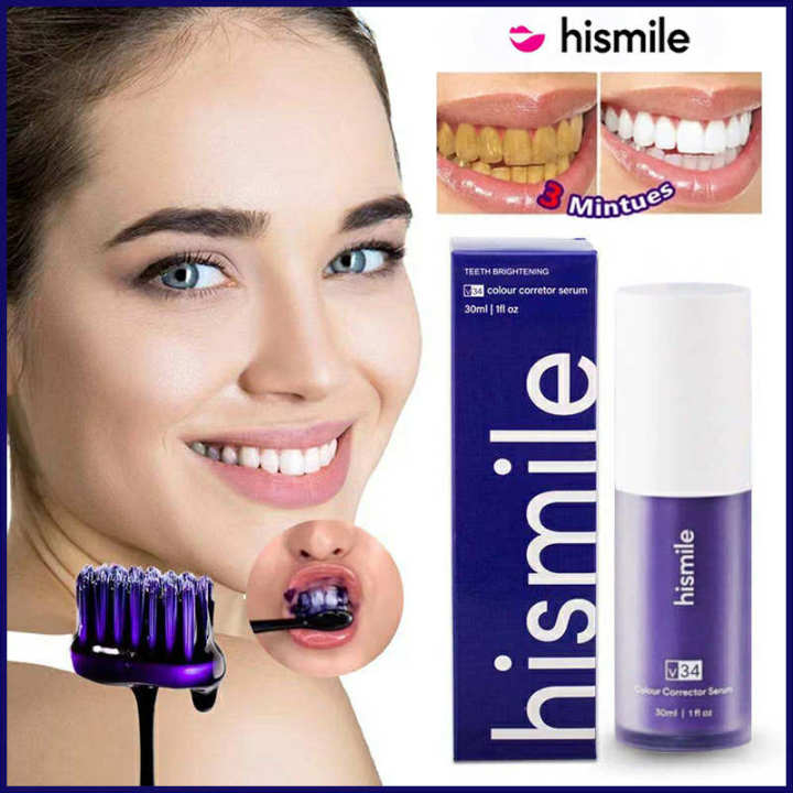 Hismile%20V34%20Purple%20Color%20Corrector%20Teeth%20Toothpaste%20Effective%20Whitening%20Teeth%20Mousse%20Oral%20Cleaning%20Whitening%20Toothpaste%20Product%20-%20Image%205