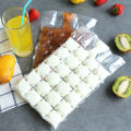 10Pcs Disposable Ice Cube Bags Self-sealing Clear Ice Mold Fridge Freezer Ice Maker. 