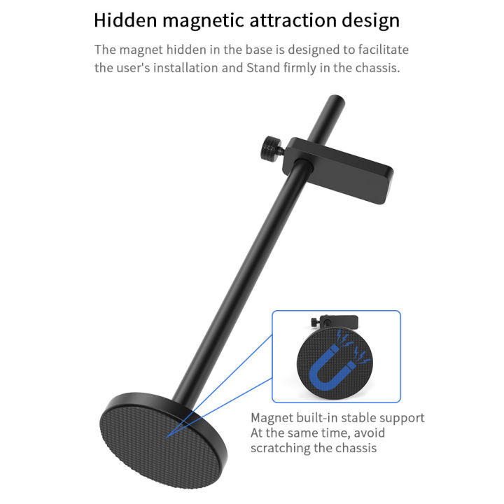 VC-1%20GPU%20Vertical%20Mount%20Aluminum-Magnesium%20Alloy%20GPU%20Stand%20Single%20Pole%20Accessories%20195MM%20Adjustable%20Graphics%20Card%20Brackets%20Holder%20-%20Image%203