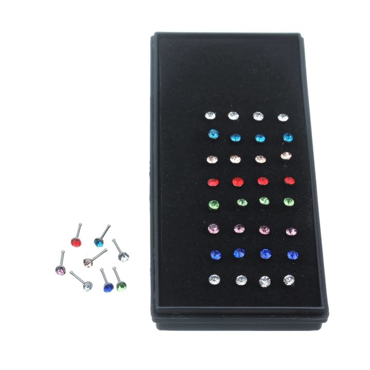40%20Pcs/set%201.6/2/3mm%20Stainless%20Steel%20Nose%20Stud%20Colorful%20Fashion%20Style%20Body%20Piercings%20For%20Women%20Body%20Jewelry%20gift%20-%20Image%206