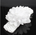 Korean silk chiffon handmade flower headband. 