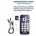 REMOTE With IR Receiver Module Infrared IR Receiver Sensor Module Wireless Remote Control Kit With Cables IR Sensor Receiver Infrared Sensor With Remote.