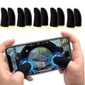 10 Pair(20 Pcs) Mobile Finger Sleeve/Press Trigger Game Controller Sweatproof Gloves for Mobile Gaming / Finger Sleeves.