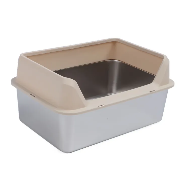 Stainless%20Steel%20Cat%20Litter%20Box%20Easy%20To%20Clean%20Odor%20Blocking%20Large%20Kitty%20Litter%20Box%20with%20Scoop%20for%20Big%20Cats%20-%20Image%204