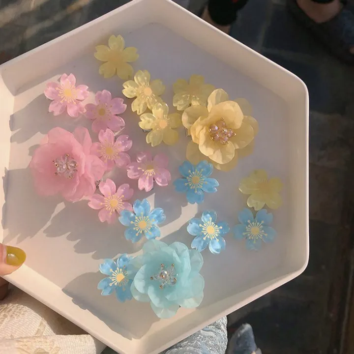 6pcs%20Summer%20Cute%20Cherry%20Blossom%20Resin%20Hair%20Clip%20Back%20Head%20Hairpin%20Princess%20Braid%20Hair%20Trim%20Clip%20Flower%20Clip%20For%20Women%20Girls%20Yao%20Store%20-%20Image%203
