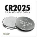 CR 2025 Lithium coin cell Battery: 1 Pcs.