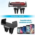 Tongdaytech Universal Car Phone Holder Double Base Air Vent Mount 360 Rotation Stand For Iphone XS 11 12 Pro Max Samsung In Car.