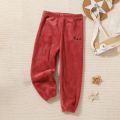 Winter Girl Boy Coral Fleece Pants Kids Thicken Warm Trousers Boys Girls Home Bottoms Children Pants for 3-12T.