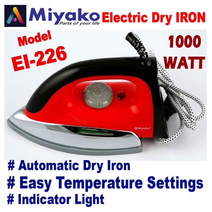 Miyako%20Heavy%20Weight%20Automatic%20Electric%20Dry%20Iron%20EI-226%20-%20Image%202