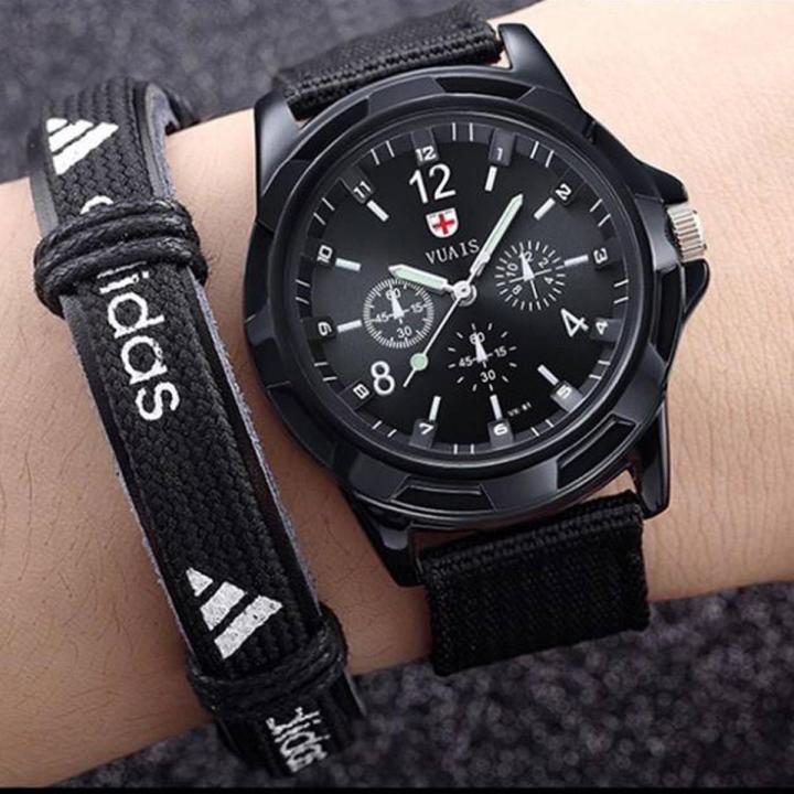 Sport-NEW Collection Black Strap Elegant Analog Wrist Watch For Men - Watch For Men