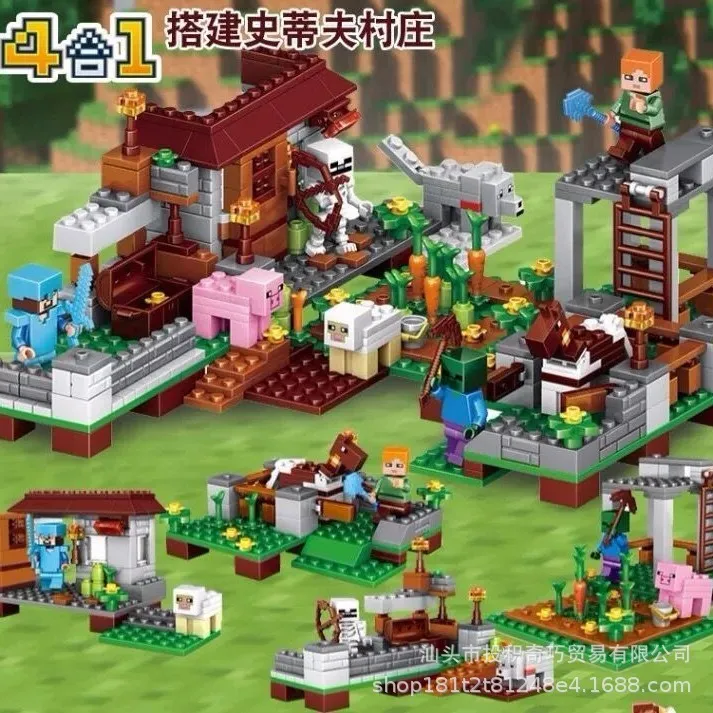 Compatible%20with%20LEGO%20NINJAGO%C2%AE%20Minecraft%20Treehouse%20bricks%20to%20build%20educational%20toys%20for%20boys%20and%20children%20-%20Image%202