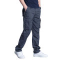 Export Quality Cotton Twill Cargo Pant For Men Pants 6-Pocket Olive & Black with Adjustable Drawstring (2026 Collection). 