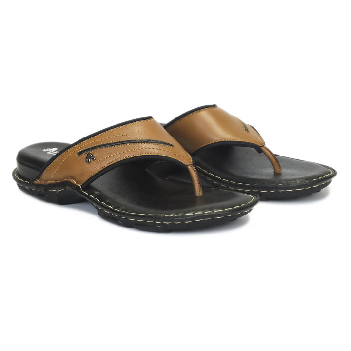 Apex Brown Leather Sandal for Men