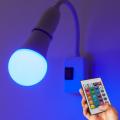 A70 9W RGB - Night Light Bulb With Remote Control.. 