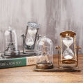 Retro Hourglass Small Night Lamp Creative Nostalgic Pen Holder Quicksand Desktop Decoration European Children Student Gift Wholesale. 