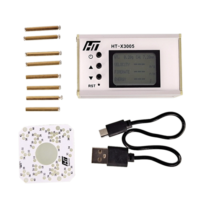 4X HT-X3005 Speed Meter Ball Velocity Energy Measurement Chronograph Speed Tester with Backlight LCD