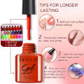 LILYCUTE 6Pcs/set 7ml Autumn Red Brown Gel Nail Polish Kit 125 Colors Manicure Semi Permanent Soak Off UV Nail Art Gel Varnish. 