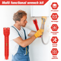 Faucet and Sink Wrench, 14 in 1 Faucet and Sink Installer Tool, Sink Drain Wrench Plumbing Tool, Pipe Wrench. 