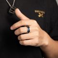 New Self-defense Ring Portable Finger- Ring For Men- Black Finger Ring.