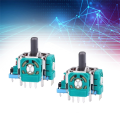 4PCS Analog Joystick with 4 Sensor Module for Controller 3D Analog Joystick Potentiometer with Luminous Joystick Cap Set Kit. 