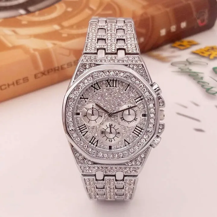 BW%20Smart%20Beauty%20Wisdom%20Fashion%20Bracelet%20Watch%20Imitation%20Three%20Eyes%20Set%20Full%20Diamond%20Sier%20Powder%208236%20-%20Image%203