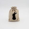 1pc Gift Bag Handmade Linen Linen Bag Drawstring Bag for Easter Party Easter Celebration Kids Adults Holiday Easter Egg Hunt.