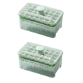 Press Ice Tray Refrigerator Homemade Ice-Cube Storage Ice-Cube Mold. 