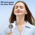Turbo Mini Fan Household high-power high-speed 100 gear handheld fan.