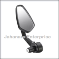 1Pair Aluminum Alloy Handlebar End Mirrors Looking Glass For Motorcycle. 