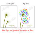 Custom Theme Name Date Fingerprint Diy Signature Tree Painting For Birthday Baby Shower Wedding Party Decoration Souvenir.