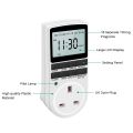 UK Plug Digital Plug Socket, Electrical Programmable Timer Switch. 