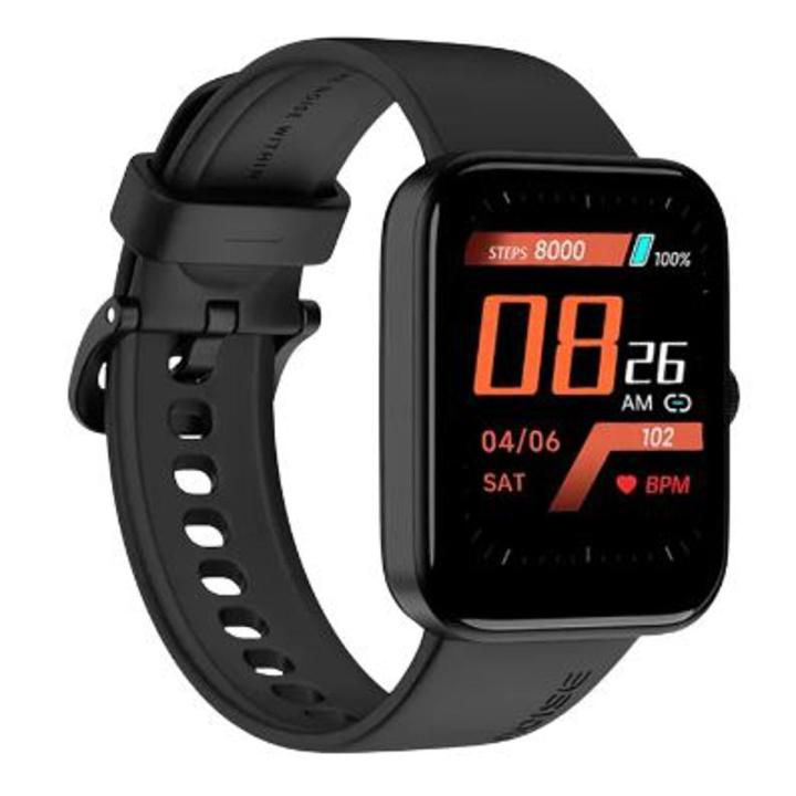 Noise Pulse Go Buzz Smart Watch with Advanced Bluetooth Calling, 1.69" TFT Display, SpO2, 100 Sports & Upto 7 Days Battery- Jet Black