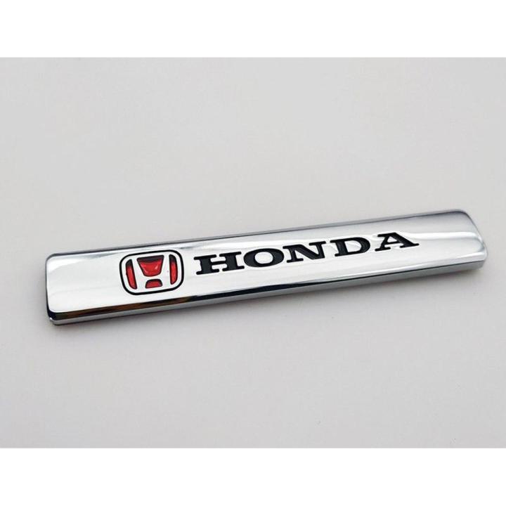 Car Styling Side Fender Metal Sticker Rear Trunk Emblem For Honda