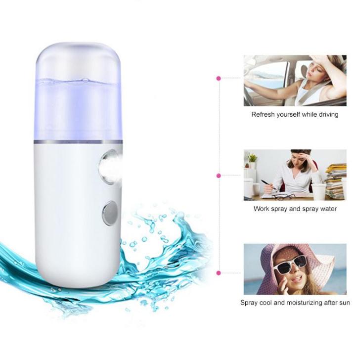 Mini face mist humidifier facial steam machine, portable mist sprayer handy nano facial sprayer