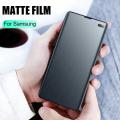 Samsung Galaxy S9+ 9D Matte Frosted Full Cover Polycarbonate screen Protector. 