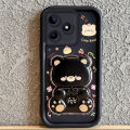 PBZZ Case for realme C63 C61 4G C83 Realme note 60X 60 70 70x 70t 80 4g phone casing back cover anxiety Softcase shockproof Cover new design aesthetic cute bear with holder JTXXZJ9.